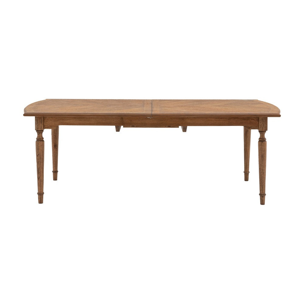 Gallery Interiors Highgate Ext Dining Table in Natural Wood