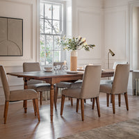 Gallery Interiors Highgate Ext Dining Table in Natural Wood