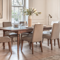 Gallery Interiors Highgate Ext Dining Table in Natural Wood