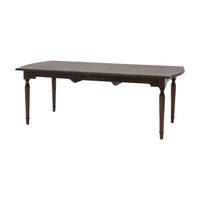 Gallery Interiors Melody Extending Dining Table in Brown