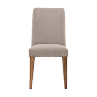 Gallery Interiors Set of 2 Highgate Dining Chair in Dove Velvet