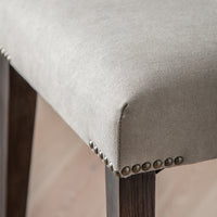 Gallery Interiors Mayfair Dining Chair in Cement Linen