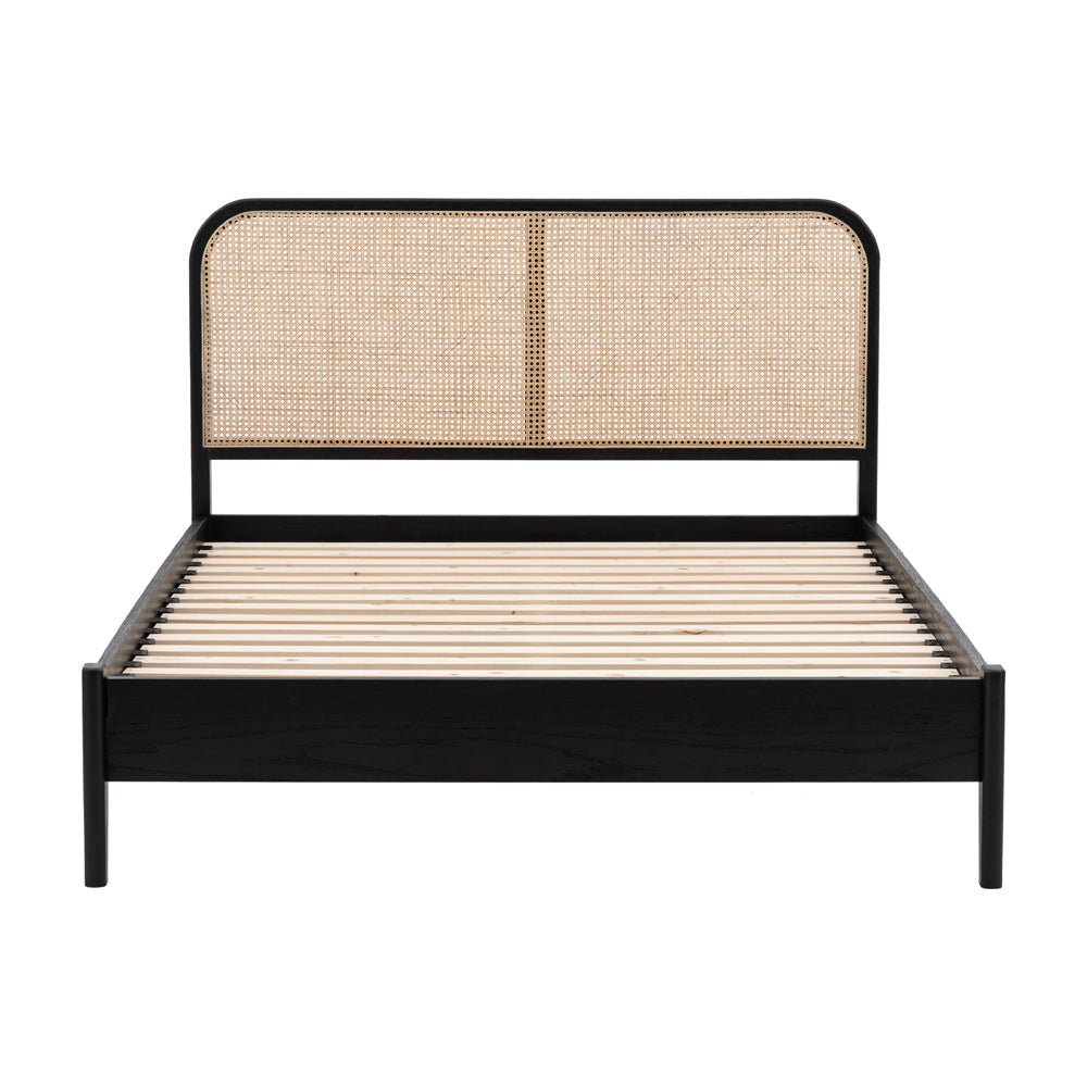 Gallery Interiors Sawyer Bed in Black & Natural King