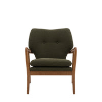 Gallery Interiors Kensal Armchair in Green