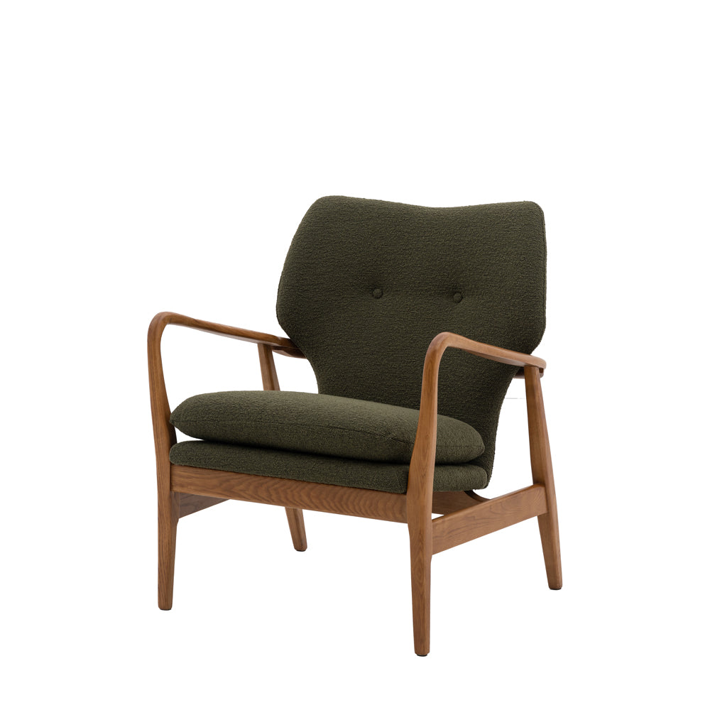 Gallery Interiors Kensal Armchair in Green