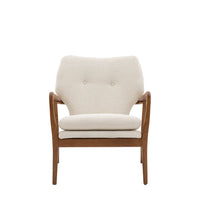 Gallery Interiors Kensal Armchair in Cream