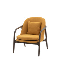 Gallery Interiors Alesso Armchair in Ochre