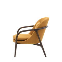 Gallery Interiors Alesso Armchair in Ochre