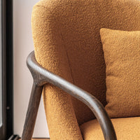 Gallery Interiors Alesso Armchair in Ochre