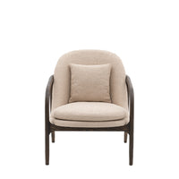 Gallery Interiors Alesso Armchair in Taupe