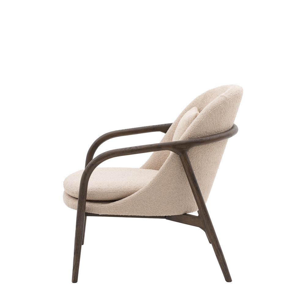 Gallery Interiors Alesso Armchair in Taupe