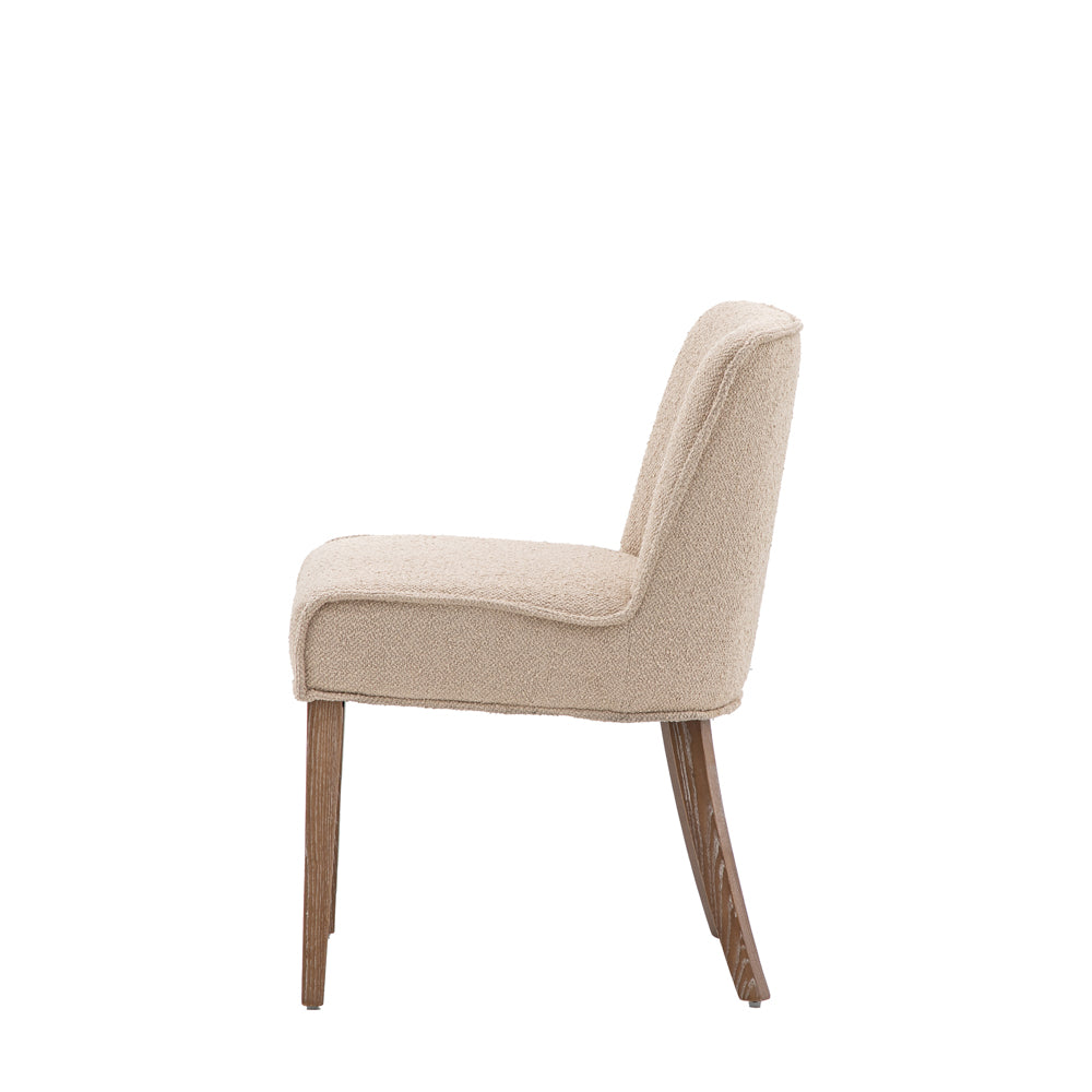 Gallery Interiors Set of 2 Barnaby Dining Chairs in Taupe