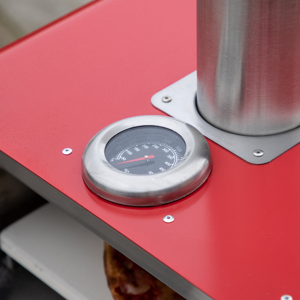 Sashari Outdoor Pizza Oven - Red GalleryDirect 2