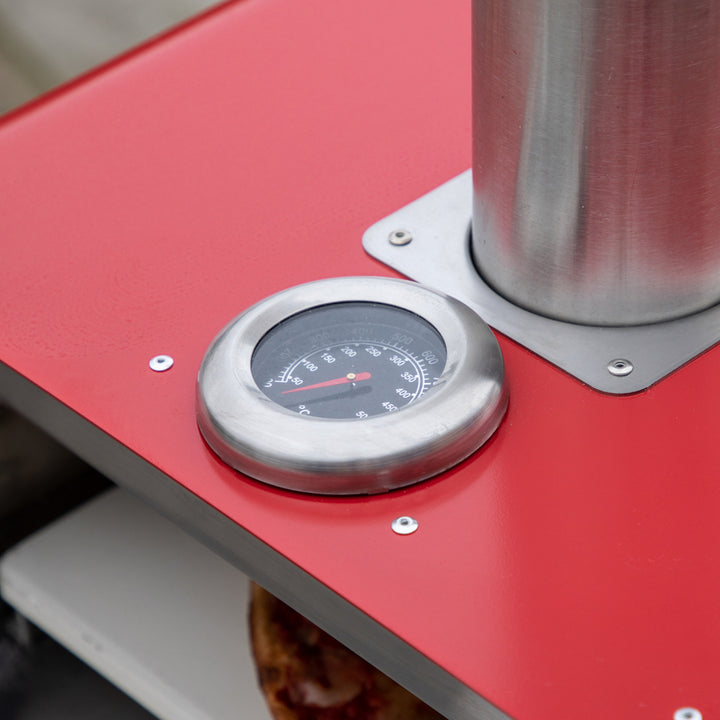 Sashari Outdoor Pizza Oven - Red GalleryDirect 2