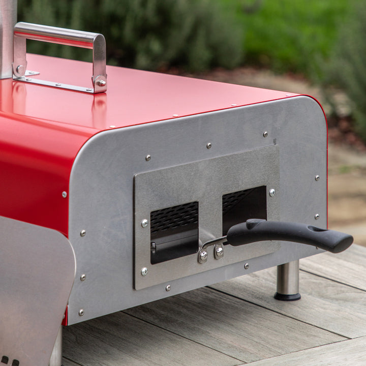 Sashari Outdoor Pizza Oven - Red GalleryDirect 3