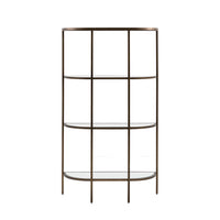 Gallery Interiors Hodson Display Unit in Bronze