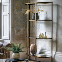 Gallery Interiors Hodson Display Unit in Bronze