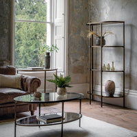 Gallery Interiors Hodson Display Unit in Bronze