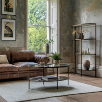 Gallery Interiors Hodson Display Unit in Bronze