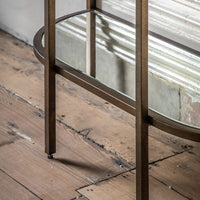 Gallery Interiors Hodson Display Unit in Bronze