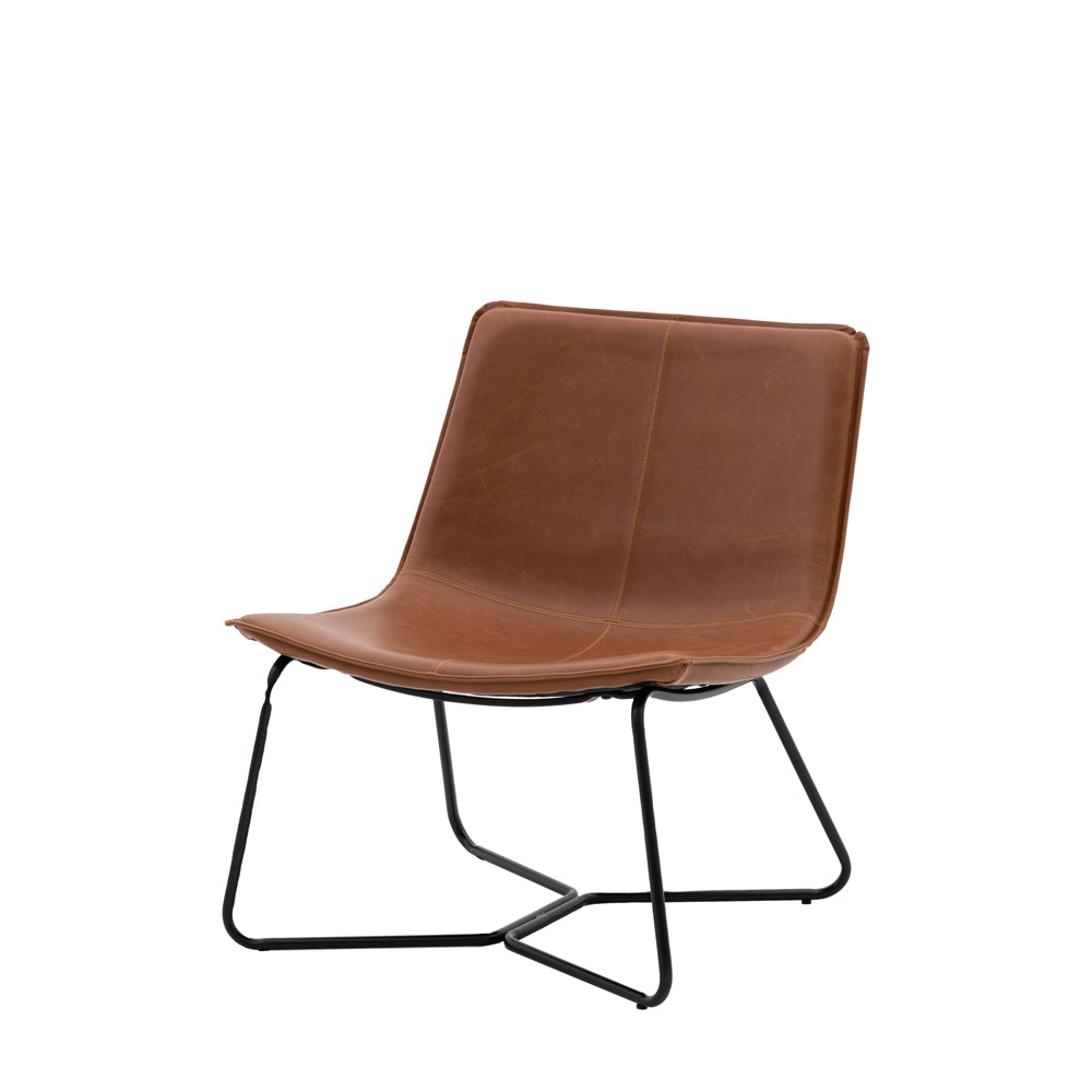 Gallery Interiors Hawkline Lounge Chair in Brown