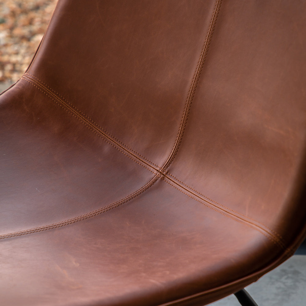 Gallery Interiors Hawkline Lounge Chair in Brown