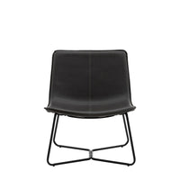 Gallery Interiors Hawkline Lounge Chair in Charcoal