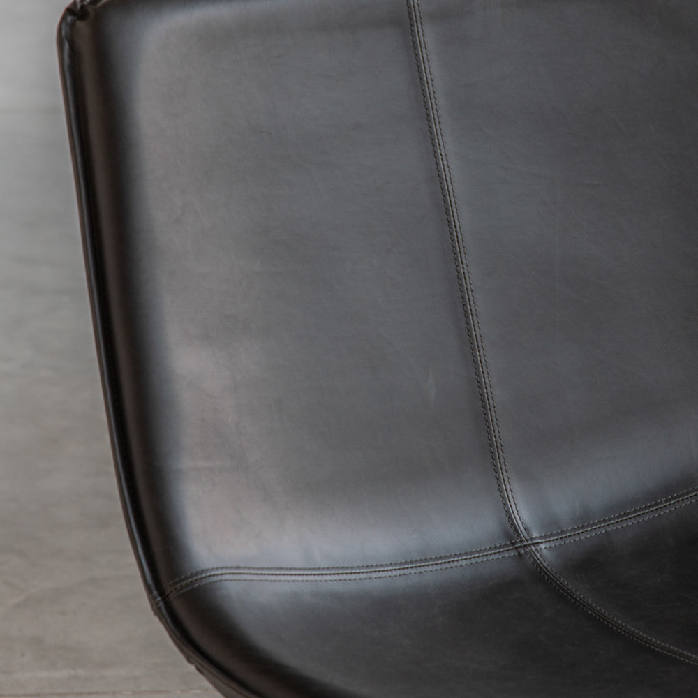 Gallery Interiors Hawkline Lounge Chair in Charcoal