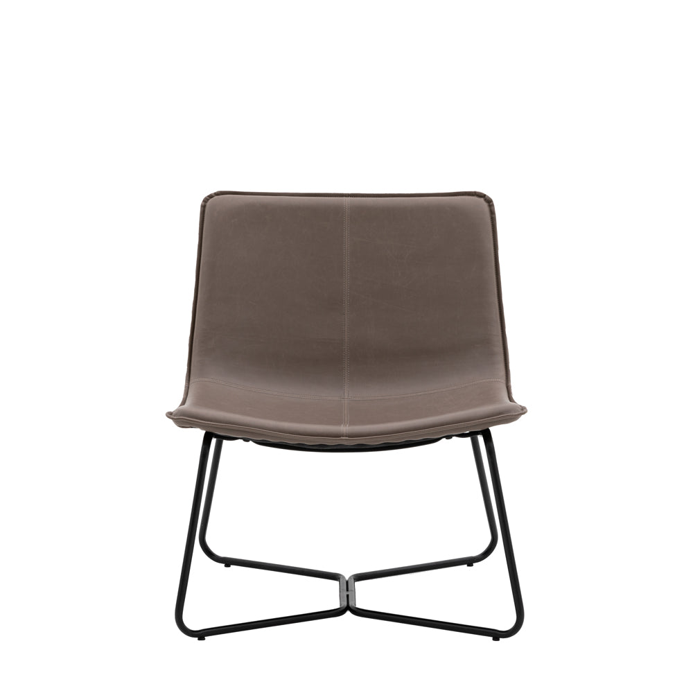 Gallery Interiors Hawkline Lounge Chair in Ember