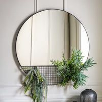 Gallery Interiors Houndworth Wall Mirror in Black