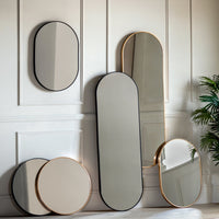 Gallery Interiors Yarlett Wall Mirror in Black