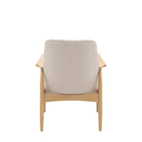 Gallery Interiors Carra Armchair in Natural Linen