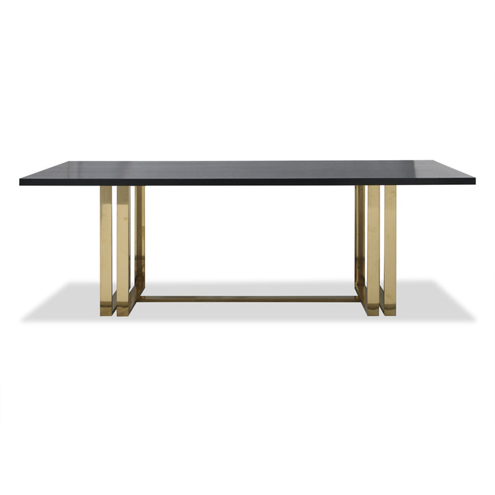 Lennox Rectangular Dining Table - Gold LiangAndEimil 1