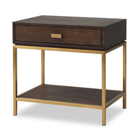 Liang & Eimil Levi Bedside Table Dark Brown