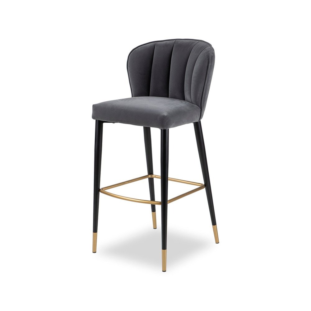 Maya Bar Stool - Toscana Ancor Velvet LiangAndEimil 2