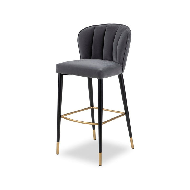 Maya Bar Stool - Toscana Ancor Velvet LiangAndEimil 2