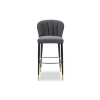 Liang & Eimil Maya Kaster Ancor Grey Bar Stool | Discontinued