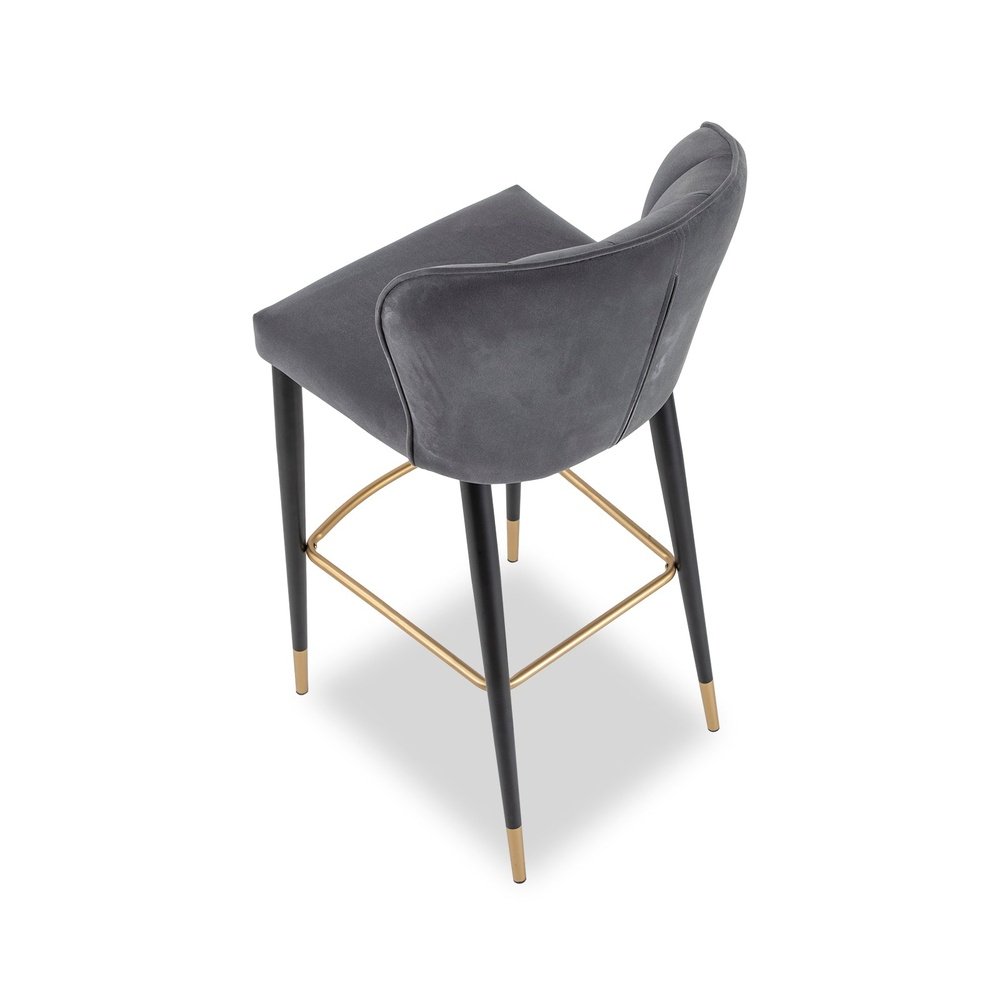 Liang & Eimil Maya Bar Stool - Toscana Ancor Velvet