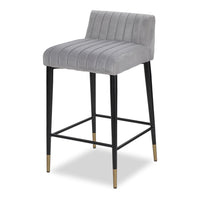 Liang & Eimil Coltrane Counter Stool Kaster Light Grey