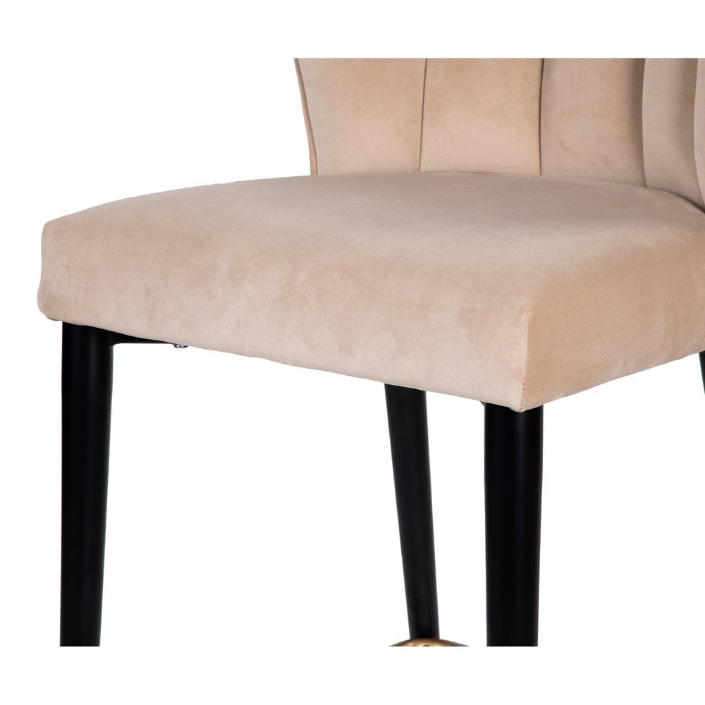 Maya Counter Stool - Kaster Mushroom Velvet LiangAndEimil 6