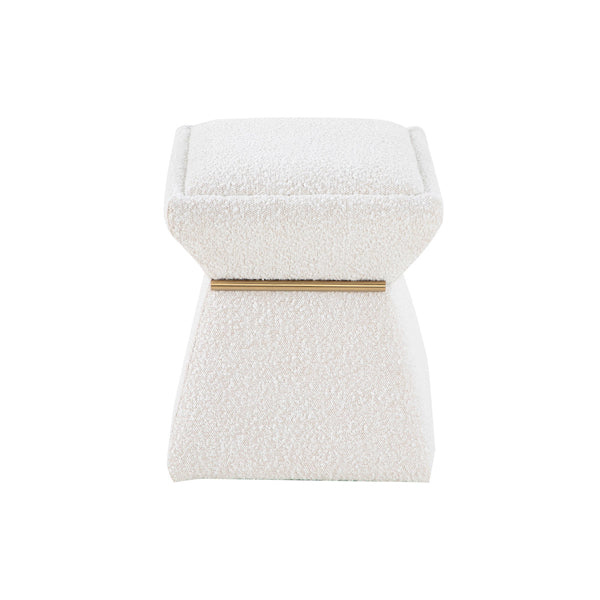 Liang & Eimil Zane Boucle Sand Footstool