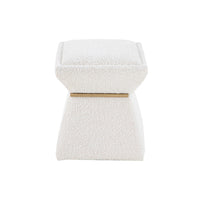 Liang & Eimil Zane Boucle Sand Footstool