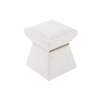 Liang & Eimil Zane Boucle Sand Footstool