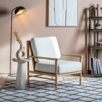 Gallery Interiors Adalfarus Armchair in Cream