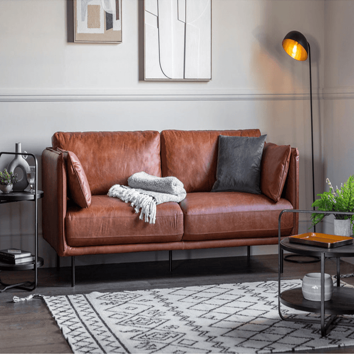 Cox Leather Sofa - Brown GalleryDS 2