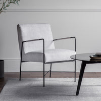 Gallery Interiors Erez Armchair White