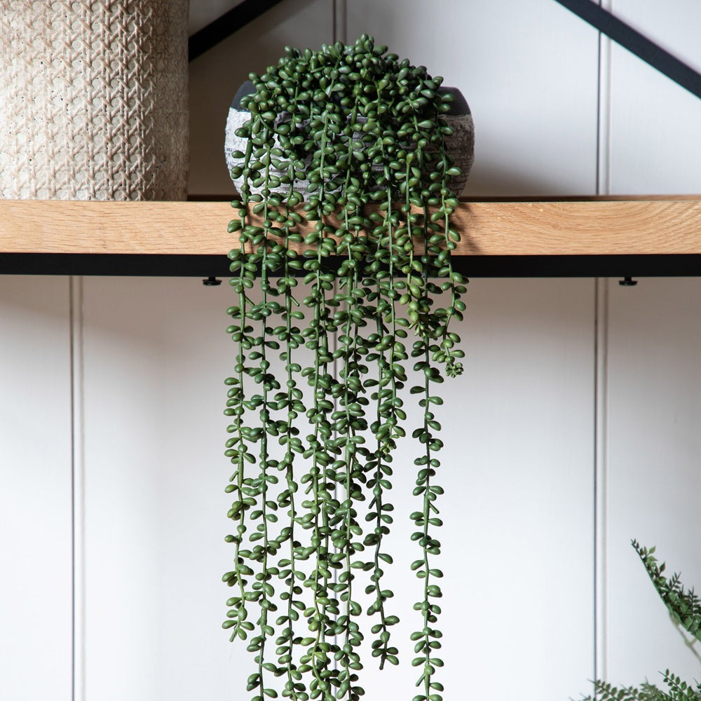 Gallery Interiors Jenson String of Pearls Faux Plant Green