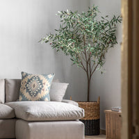 Gallery Interiors Joy Olive Tree Faux Plant in Green