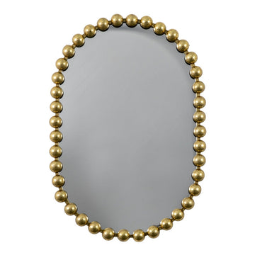 Gallery Interiors Selena Wall Mirror in Gold