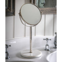 Gallery Interiors Zini Silver Vanity Mirror